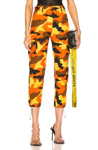 Off-white Cargo Pant In Camo,orange,yellow