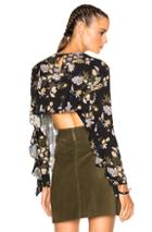 A.l.c. Cooper Top In Black,floral