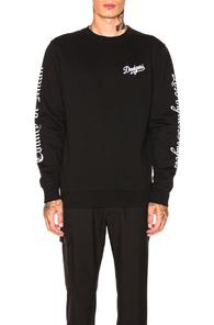 Marcelo Burlon La Dodgers Crewneck In Black