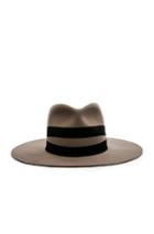 Janessa Leone Un Fedora Hat In Neutrals