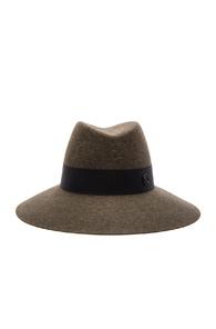 Maison Michel Kate Hat In Green