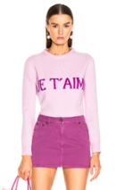 Alberta Ferretti Je Taime Sweater In Pink