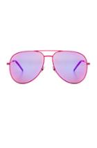 Saint Laurent Rainbow Aviator Sunglasses In Pink