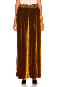 Marques ' Almeida Wide Leg Trouser In Brown