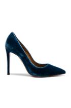 Aquazzura Velvet Simply Irresistible Heels In Blue