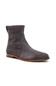 Robert Geller X Common Projects Suede Chelsea Boots In Gray