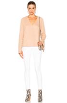 Helmut Lang V Neck Sweater In Neutrals