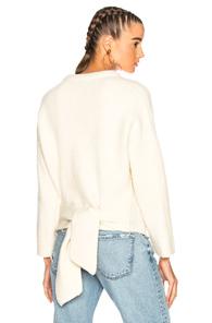 Soyer Grace Tie Pullover In Neutrals,white