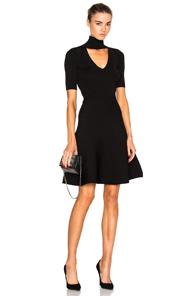 Cushnie Et Ochs Turtleneck Mini Dress In Black
