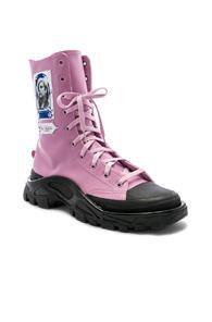 Adidas By Raf Simons Detroit Hi-top Sneaker In Purple