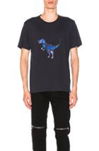 Coach 1941 Rexy Embroidered Tee Shirt In Blue