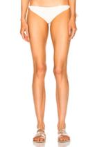 Sand & Blue Uni Bikini Bottom In White,metallics,neutrals