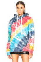 Amiri Rainbow Star Pullover Hoodie In Blue,pink,yellow,ombre & Tie Dye