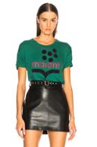 Isabel Marant Etoile Koldia Tee In Green