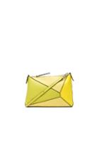 Loewe Mini Puzzle Bag In Yellow