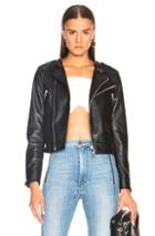 Tre Amelia Leather Jacket In Black