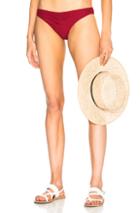 Cali Dreaming Ruched Pandora Bottom In Red