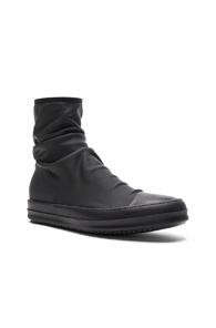 Drkshdw By Rick Owens Scuba Sock Boots In Black