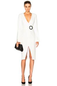 Nicholas Crepe Blazer Dress In White