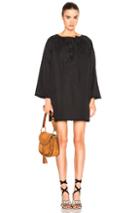 Nili Lotan Lace Up Dress In Black
