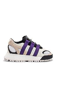Adidas By Alexander Wang Wangbody Run Sneaker In Purple,white