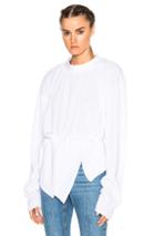 Off-white Small Pleats Sweater In White