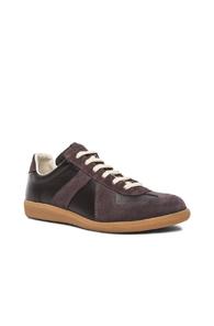 Maison Margiela Replica Low Top Sneaker In Black
