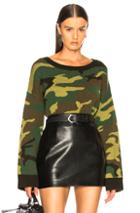 Nili Lotan Moselle Sweater In Green,abstract