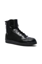 Yohji Yamamoto Neoprene Punk Superstar Sneakers In Black
