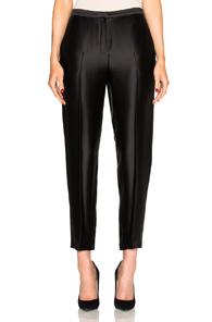 Rosetta Getty Cropped Tapered Pant In Black