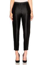 Rosetta Getty Cropped Tapered Pant In Black