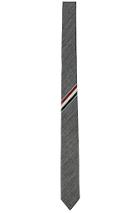 Thom Browne Classic Tie In Gray