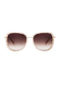 Barton Perreira Tiegs Sunglasses In Metallics