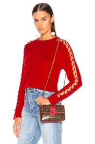 Jonathan Simkhai Metal Tassel Sweater In Red