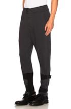 Ann Demeulemeester Strap Sweatpants In Black