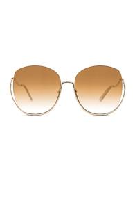 Chloe Milla Sunglasses In Metallics