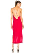 Dion Lee Fine Line Cami Dress In Red