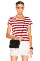 Rta Nicola Tee In Red,stripes