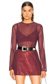 Acne Studios Musah Top In Purple