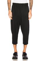 Issey Miyake Homme Plisse Basic Short Pants In Black