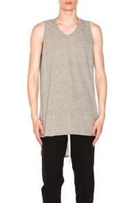 Fear Of God Tri-blend Essential Tank In Gray