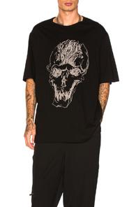 Yohji Yamamoto Skull Tee In Black