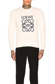 Loewe Anagram Sweatshirt In Neutral