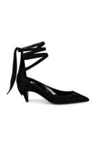 Saint Laurent Charlotte Kitten Heel In Black