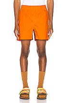 Wales Bonner Football Short In Orange