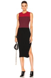 Altuzarra Mariana Knit Dress In Black,red