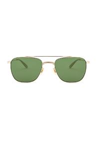 Garrett Leight Polarized Riviera 50 In Metallics