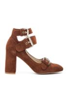 See By Chloe Suede Gladiator Heel In Brown