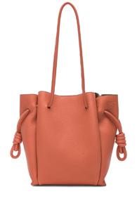 Loewe Flamenco Knot Small Tote In Pink