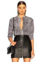 Rag & Bone Christie Shirt In Black,abstract